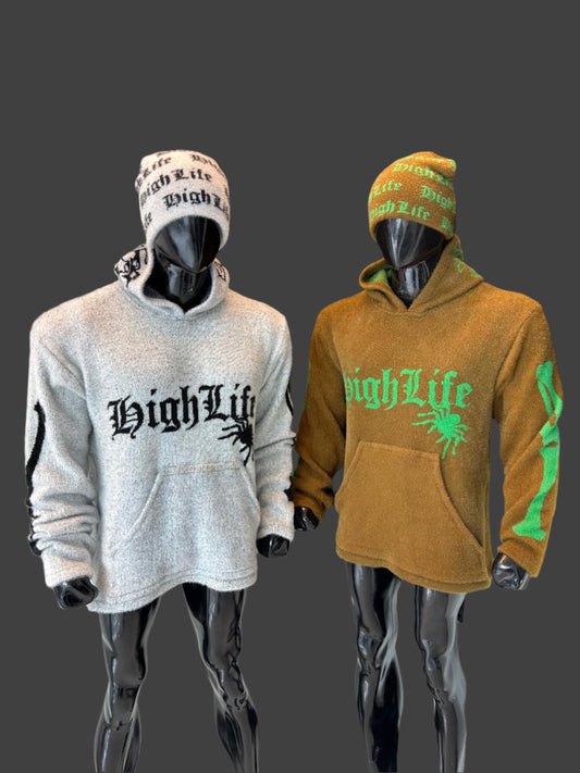 Oversized Mohair Hoodies